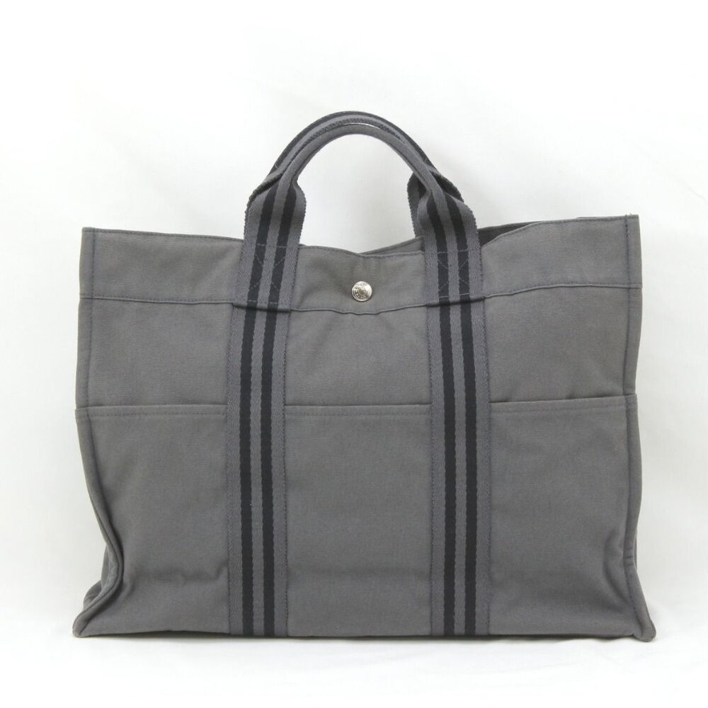 Hermes Fourre Tout MM Handbag Gray